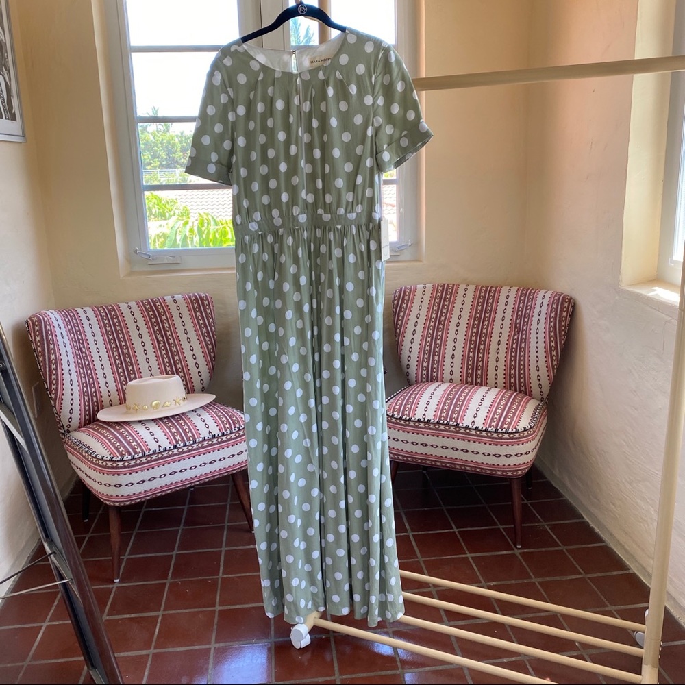 Mara Hoffman polka dot dress